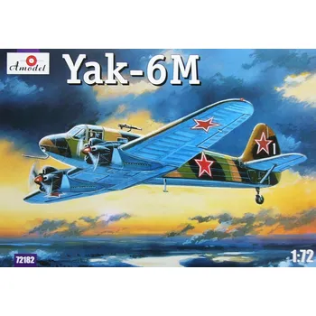 Plastikový model A model 1/72 Yak-6M