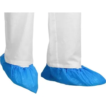 2P Servis Návleky na obuv EXTRA protiskluzové modrá 42x17 cm 100% Polyethylen