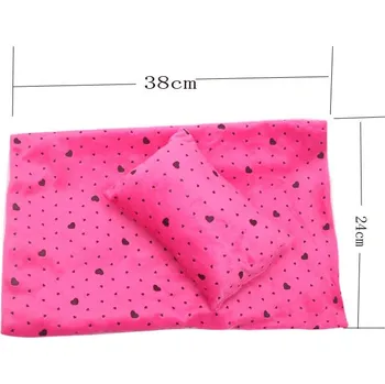 Spací set 3 ks pro American girl a Baby Born 43 cm Barvy: červená