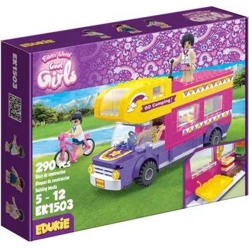 Dětské zboží Edukie Auto karavan 290 dílků + 3 figurky