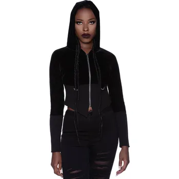 Dámská mikina mikina s kapucí dámské - Shadow Shift - KILLSTAR - KSRA002398