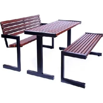 Zahradní lavice Zahradní souprava RADIM 150 cm Patky dlouhé (zabetonování)