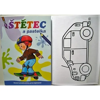 omalovánky Štětec a pastelka A4 13 stránek