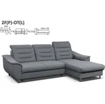 MEBLOSOFT Sektorová sedací souprava BELLA 2F+OT