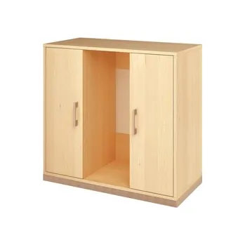 Šatní skříň Nízká skříň NATURO 2 dveře a úložný prostor (více barev) Buk