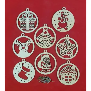 Vánoce Vánoční baňky sada 8 ks