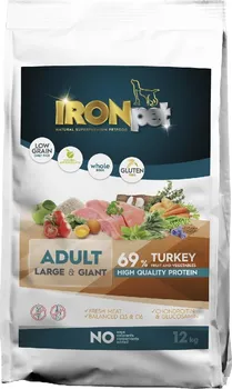 Krmivo pro psa Ironpet Dog Adult Large & Giant krůta 12 kg