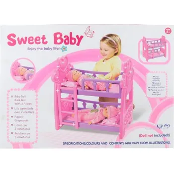 Doplněk pro panenku Sweet Baby Patrová postel pro panenky