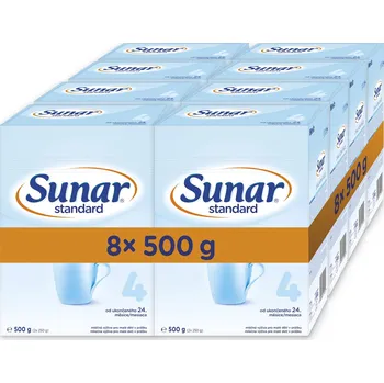 Kojenecká výživa Sunar Standard 4 - 8 x 500 g