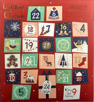 Svíčka Airpure Countdown adventní kalendář 24 ks