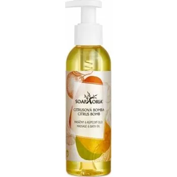 Masážní přípravek Soaphoria Citrusová bomba organický masážní olej 150ml