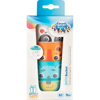 Hračka pro nejmenší Canpol Babies Kyblíky do vody 3 ks