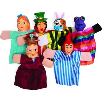 Domeček pro panenku Sada loutek na ruku ALENKA V ŘÍŠI DIVŮ (6 ks)