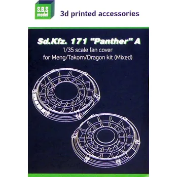 Plastikový model S.B.S model 1/35 Sd.Kfz. 171 Panther A fan cover mixed (3D)