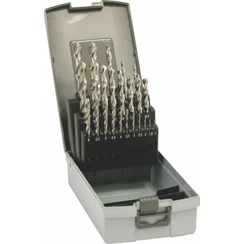 Příslušenství k nářadí NÁSTROJE CZ Sada vrtáků 24 dílná, 1,00-10,00x0,5mm+3,3+4,2+6,8+10,2+10,5mm, plastová krabička