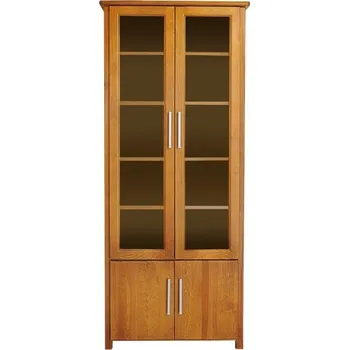 Knihovna DM masiv Vega 003 masiv borovice hnědá