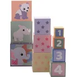 JOUÉCO The Wildies Family stohovací kostky 10ks 18m+