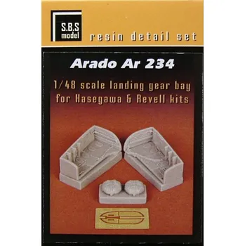 Plastikový model S.B.S model 1/48 Arado Ar-234 wheel bays (REV/HAS)