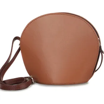 Kabelka Glara Dámská kulatá kabelka z pravé kůže 567209