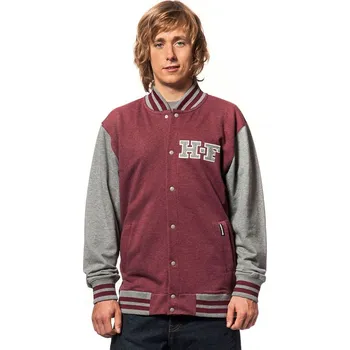 Pánská mikina horsefeathers Pánská mikina quarterback sweatshirt (heather ruby)