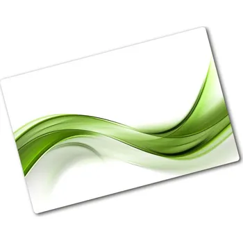 Kuchyňské prkénko Kuchyňská deska velká skleněná Zelená vlna
