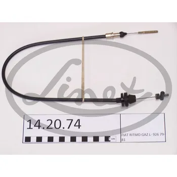 Lanko parkovací brzdy Lanko plynu, , 4394605, LINEX, 14.20.74