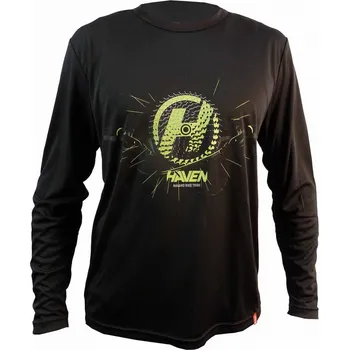 cyklistický dres Pánský dres HAVEN NAVAHO II LONG black/green