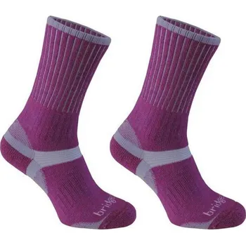 Dámské ponožky Bridgedale Merino Hiker Women's plum/350 S ponožky
