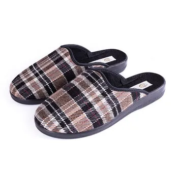 Pánské pantofle Vlnka Manufacture Pánské pantofle káro 44