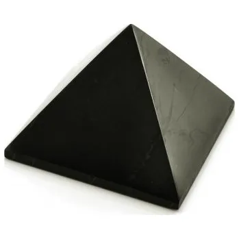 Šungitová pyramida 3 cm – energie a ochrana před zářením (AKCE)