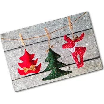 Kuchyňské prkénko Deska na krájení skleněná Ozdoby na provázku