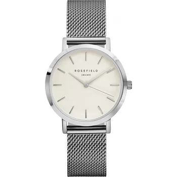 Hodinky Rosefield The Tribeca Silver White Rose 026SIL