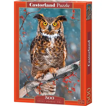 Puzzle Castorland Výr virginský 500 dílků