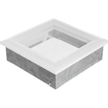 Krbová obestavba Krbová mřížka 17x17 bílá
