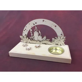 Vánoční dekorace Svícen - MINI oblouk (Svíčka)