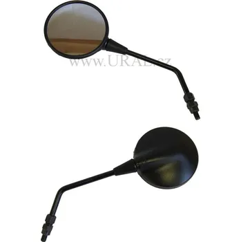Zrcátko pro motocykl Zrcátko kulaté s krytým kloubem (černý plast, levé, pravé)