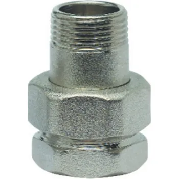 Příslušenství ke kompresoru Šroubení topenářské poniklované G 1/2"a x G 1/2"i