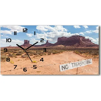 Hodiny Moderní skleněné hodiny na stěnu Arizona USA
