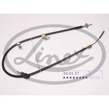 Lanko parkovací brzdy Tazne lanko, provozni brzda, , 3653070N00, LINEX, 30.01.37