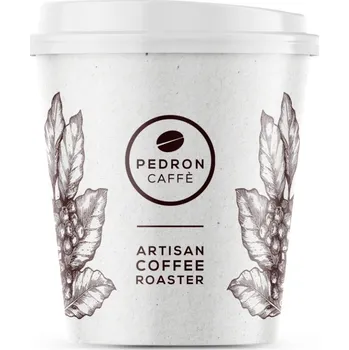 Jednorázové nádobí Pedron Caffè papírový kelímek Cappuccino vč. víčka, 150 ml