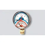 H-Line termomanometr-radiální, 0-120°C, 0-4 BAR