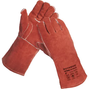 Pracovní rukavice Tetrag svářecí rukavice silná hovězí štípenka 11