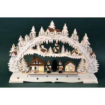 Vánoční dekorace Oblouk LED - "Vánoční městečko" 20668