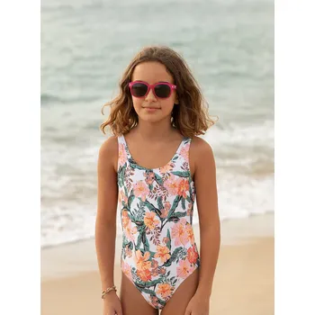 Dámské plavky plavky Roxy Love Is Big One Piece - WBB8/Bright White Mahe Rg S 16 let