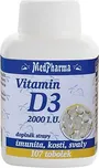 MedPharma Vitamin D3 2000 IU 107 tob.