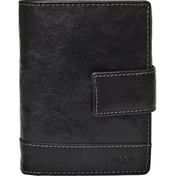 Peněženka Lagen Pánská kožená peněženka V-227/T černá