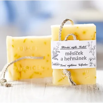Mýdlo Přírodní mýdlo měsíček a heřmánek 80g