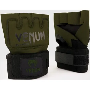 Bandáž na box a MMA Gelové rukavice Venum Kontact Gel - Khaki/Black Velikost: XL