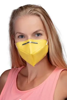 respirátor Good Mask GM2 FFP2 žlutý 10 ks