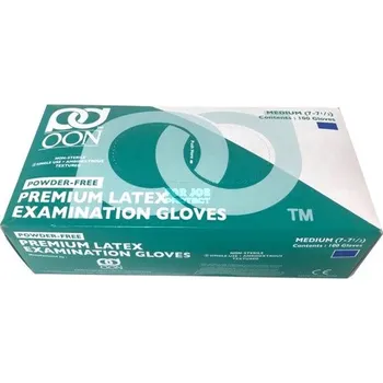 Pracovní rukavice MOON rukavice latexové, nepudrované, bílé 100 ks - M 660021